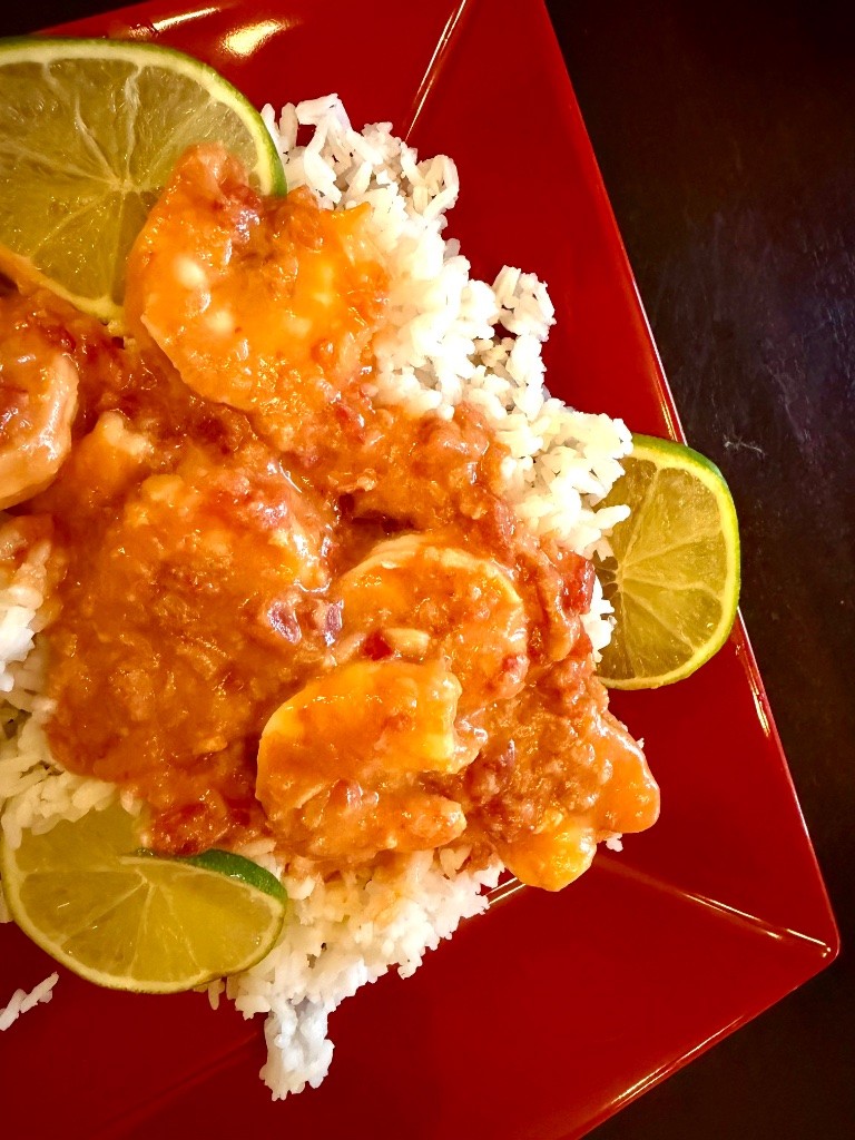 Shrimp (or Mussels) in Padang Sauce